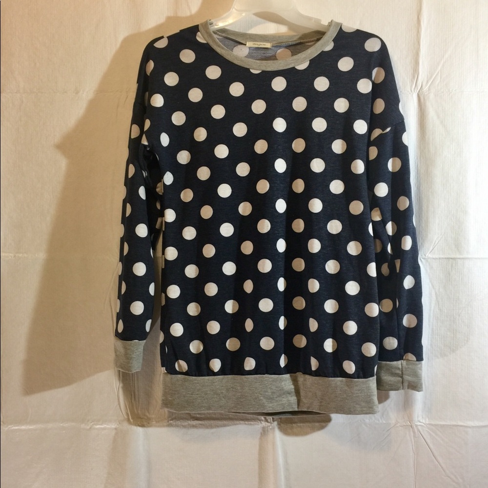 12 pm by Bon  Ami  USA long sleeve pullover sz lar